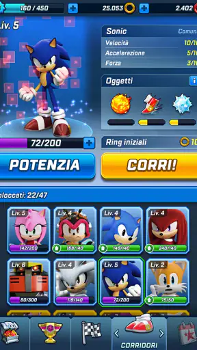 Sonic Forces - Gioco di corse screenshot