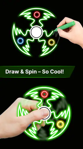 Spinner Luminoso: Disegno screenshot