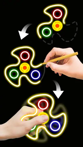 Spinner Luminoso: Disegno screenshot