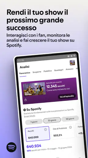 Spotify for Creators screenshot 1