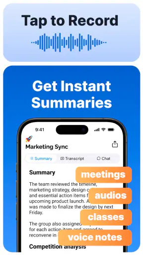 Summary - AI Note Taker screenshot 2