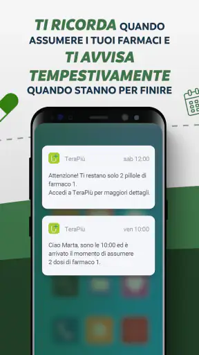 TeraPiù: promemoria farmaci screenshot 2