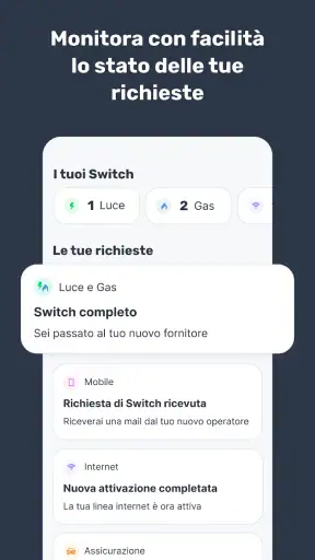 Switcho - Risparmio bollette screenshot 7