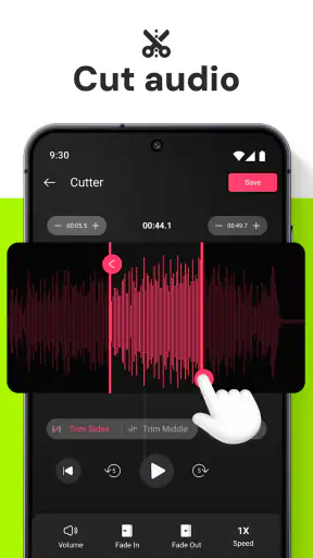 Taglia MP3 e modifica audio screenshot 2