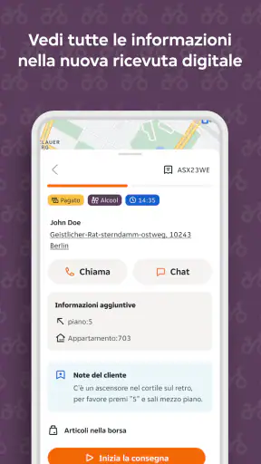 Takeaway.com Courier screenshot 4