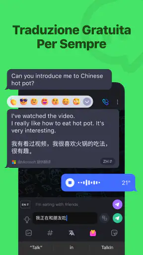 Talkin: Amici Globali & Chat screenshot 2