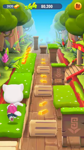 Talking Tom: Corsa all'oro screenshot