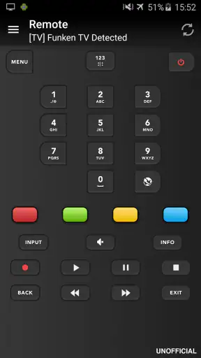 Telecomando per Telefunken TV screenshot 2