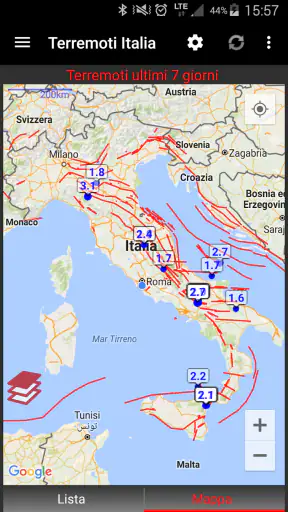 Terremoti Italia screenshot 5