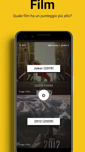 The Higher or Lower Game screenshot 1