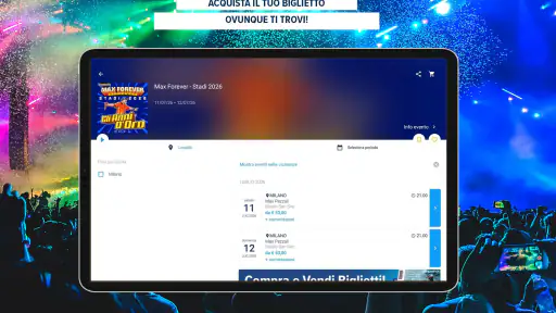 TicketOne: Biglietti eventi screenshot 10