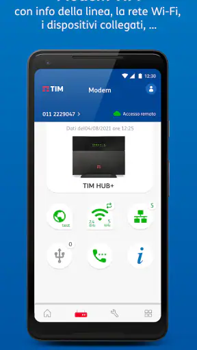 TIM Modem screenshot 2