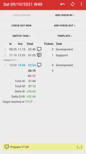 Time Recording Pro screenshot 1