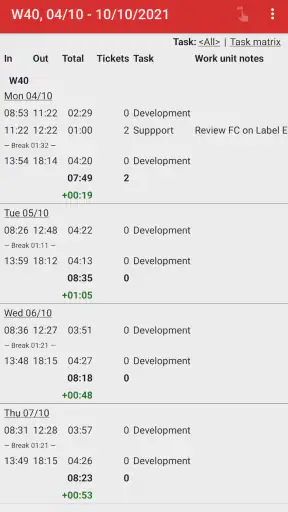 Time Recording Pro screenshot 2
