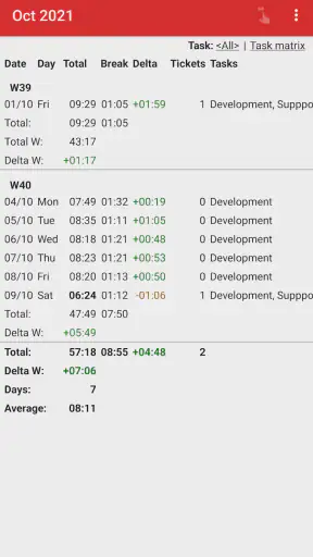 Time Recording Pro screenshot 3