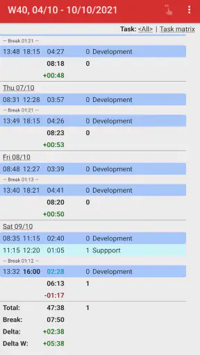 Time Recording Pro screenshot 8