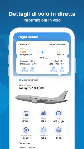 Tracciamento Volo Tempo Reale screenshot 3