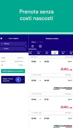 Trainline: trova il tuo treno screenshot 11