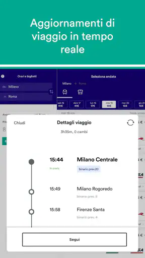 Trainline: trova il tuo treno screenshot 12