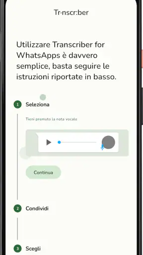 Transcriber per WhatsApp screenshot 2