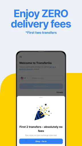 TransferGo: Money Transfer screenshot 3