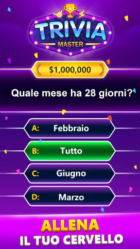 TRIVIA Master - Gioco a quiz screenshot 1