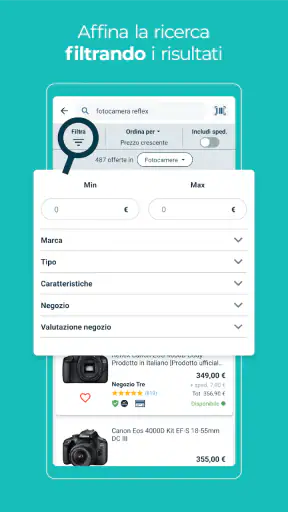 Trovaprezzi screenshot 4