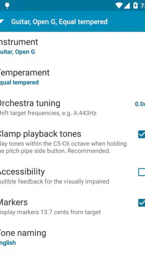 Tuner - gStrings screenshot 4