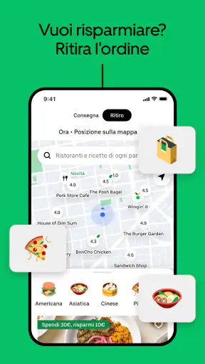 Uber Eats: Consegna di cibo screenshot 11