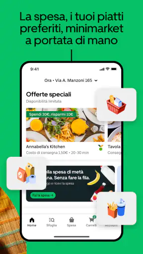 Uber Eats: Consegna di cibo screenshot 9