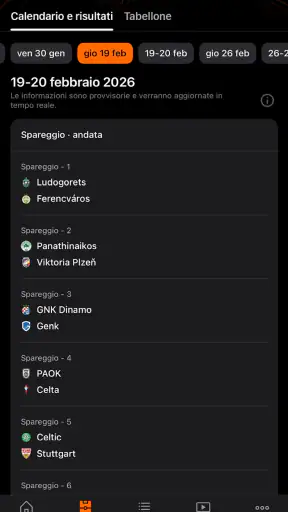 UEFA Europa League Ufficiale screenshot 2
