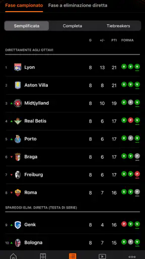 UEFA Europa League Ufficiale screenshot 5