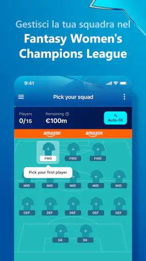 UEFA Gaming: Fantasy Football screenshot 5