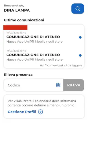 UniPR Mobile screenshot 2