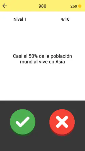 Vero o falso il gioco screenshot 6
