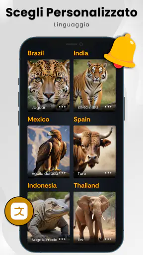 Versi Animali Suonerie:sfondi screenshot 6