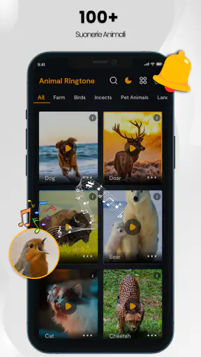 Versi Animali Suonerie:sfondi screenshot 8