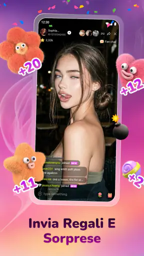 Vibra Livestream Videochiamata screenshot 5