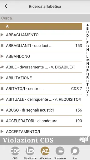 Violazioni CDS screenshot 6