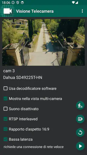 Vista telecamera IP WiFi screenshot 7