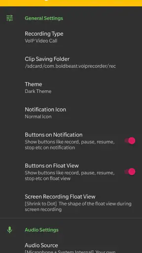 VoIP Recorder & Screen Recorde screenshot 4