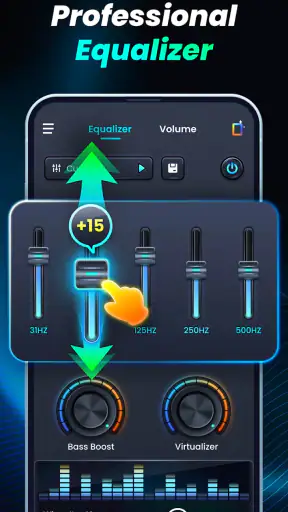 Volume Bass Booster, Equalizer screenshot 2