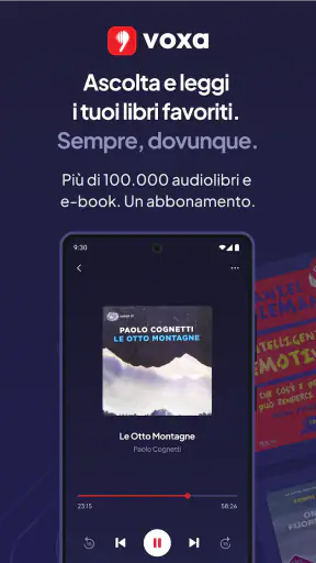 Voxa - Audiobooks & E-books screenshot 1