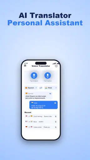Voxa: Voice Translator & Chat screenshot 1
