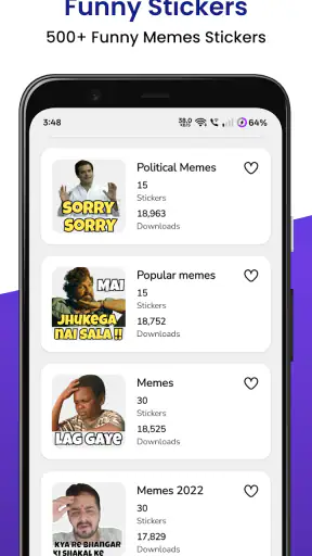 WAStickers Funny Memes Sticker screenshot 3