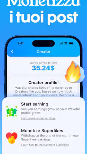 Waveful - Diventa un Creatore screenshot 4