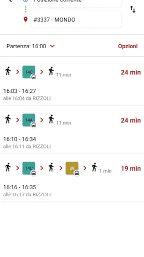 WeBus - Bus Bologna e Ferrara screenshot 2
