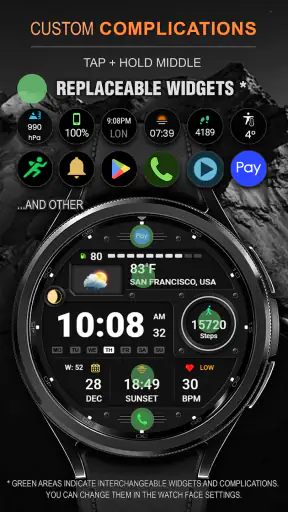 WFP 125 Digital watch face screenshot