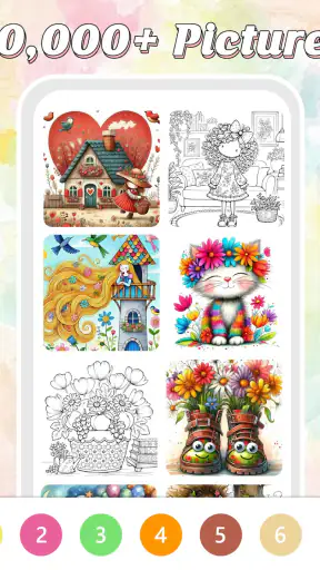 Wonder Tales Coloring Book screenshot 12