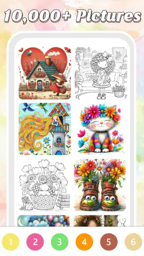 Wonder Tales Coloring Book screenshot 6